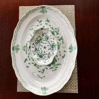 Meissen комплект из 2 овальных  блюд