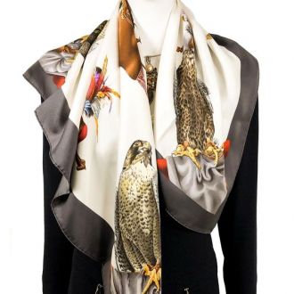 Шарф  Hermès , "Chasse à Vol"