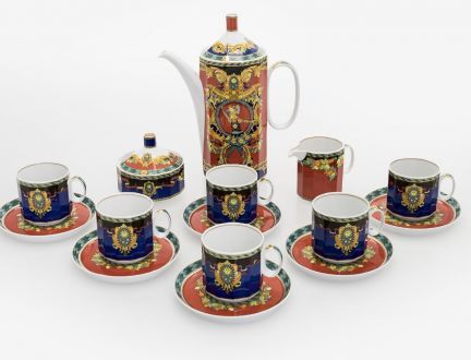 Кофейный сервиз Versace Rosenthal Le Roi Soleil